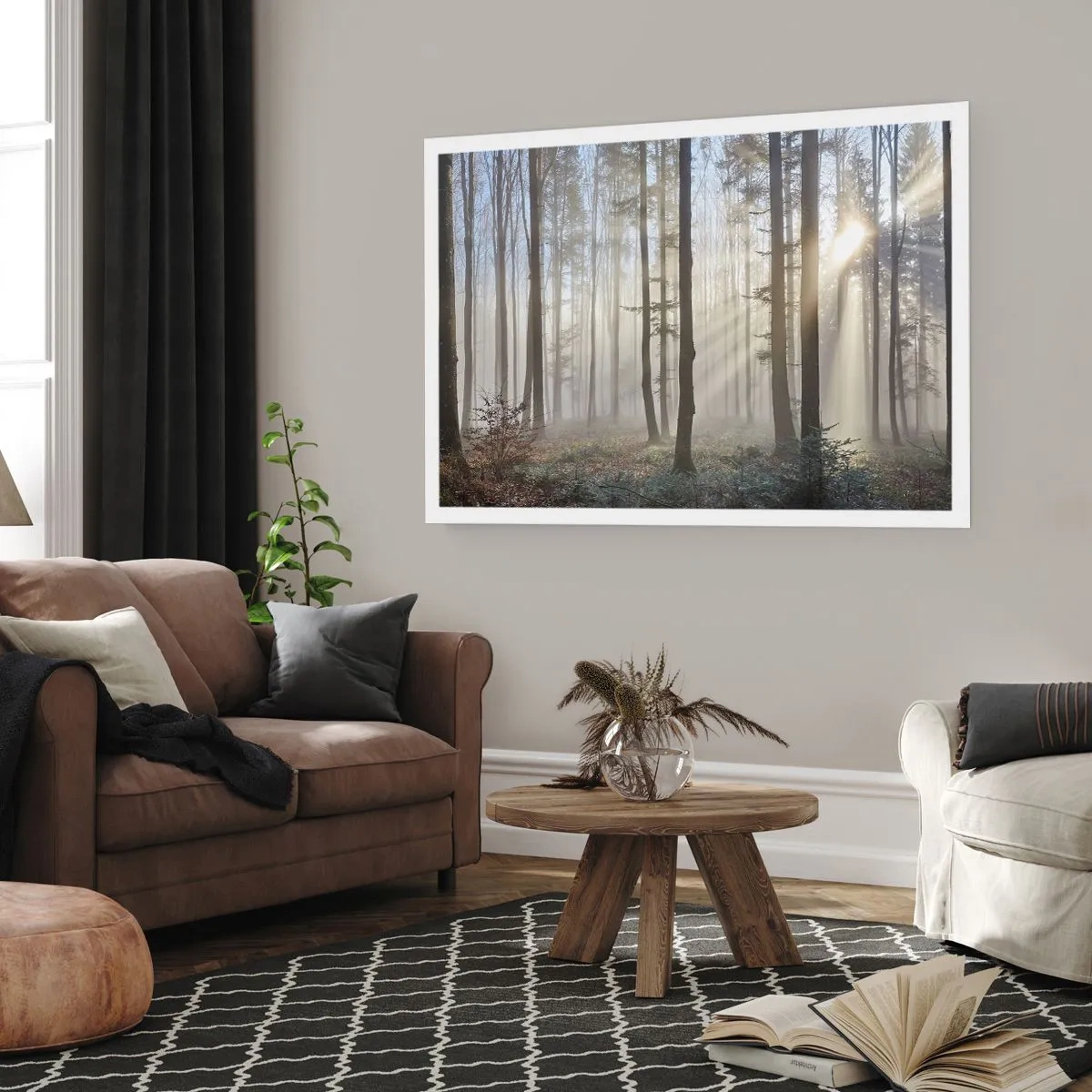 Poster - Der Nebel ist auch aufgewacht - 70x50 cm