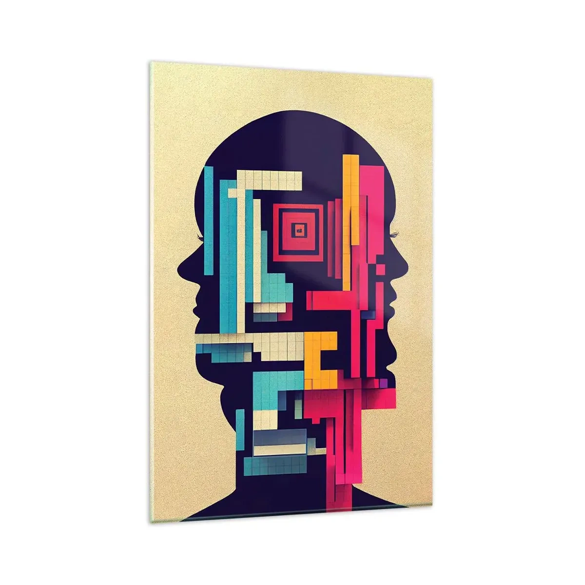 Glasbild - Bild auf glas - Neue Anleihen - 80x120 cm