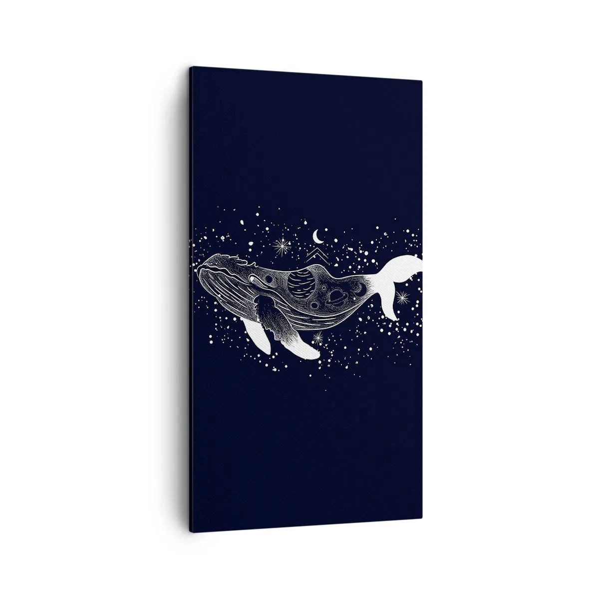 Bild auf Leinwand - Leinwandbild - Im Ozean des Universums - 45x80 cm