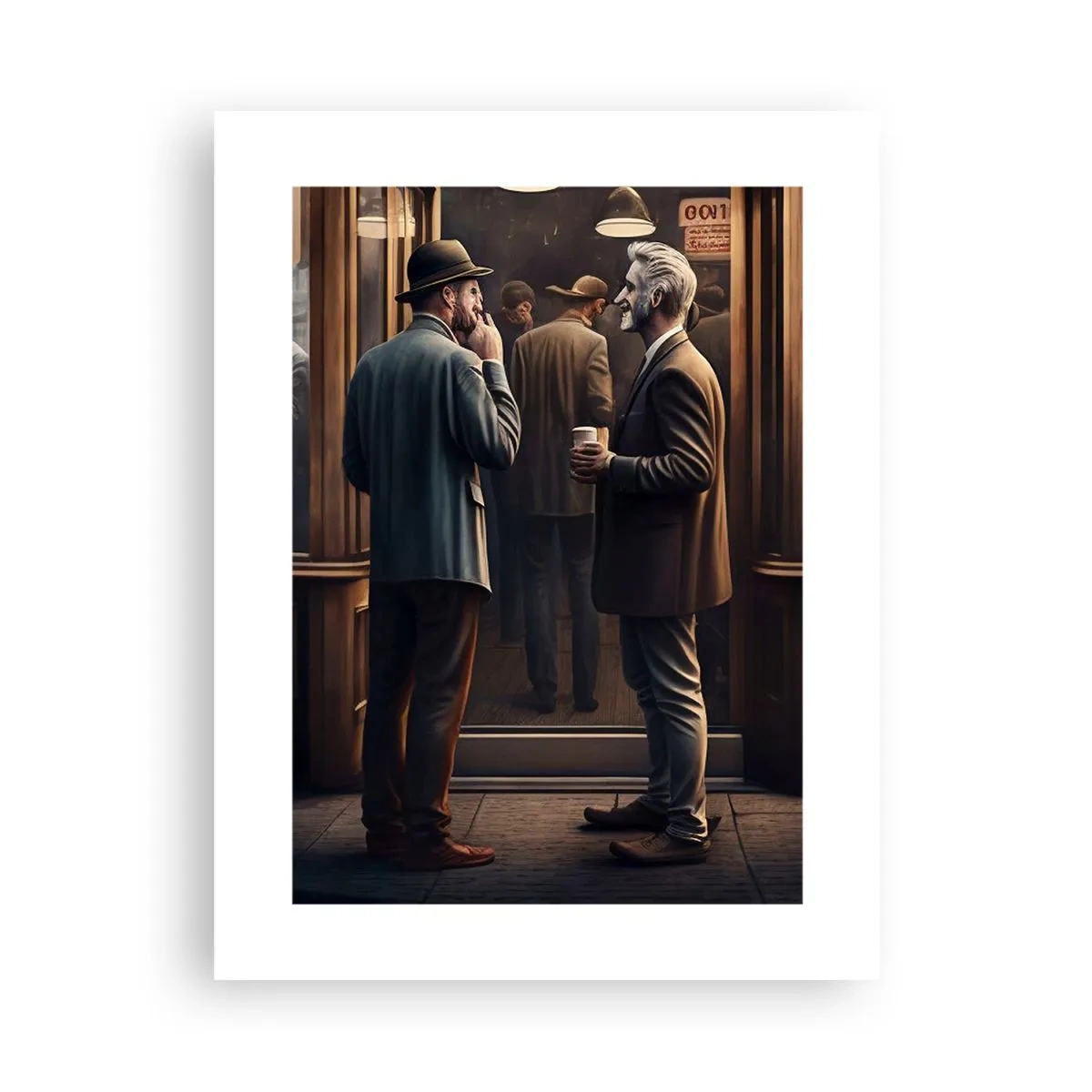 Poster - Gute Zeit des Tages - 30x40 cm