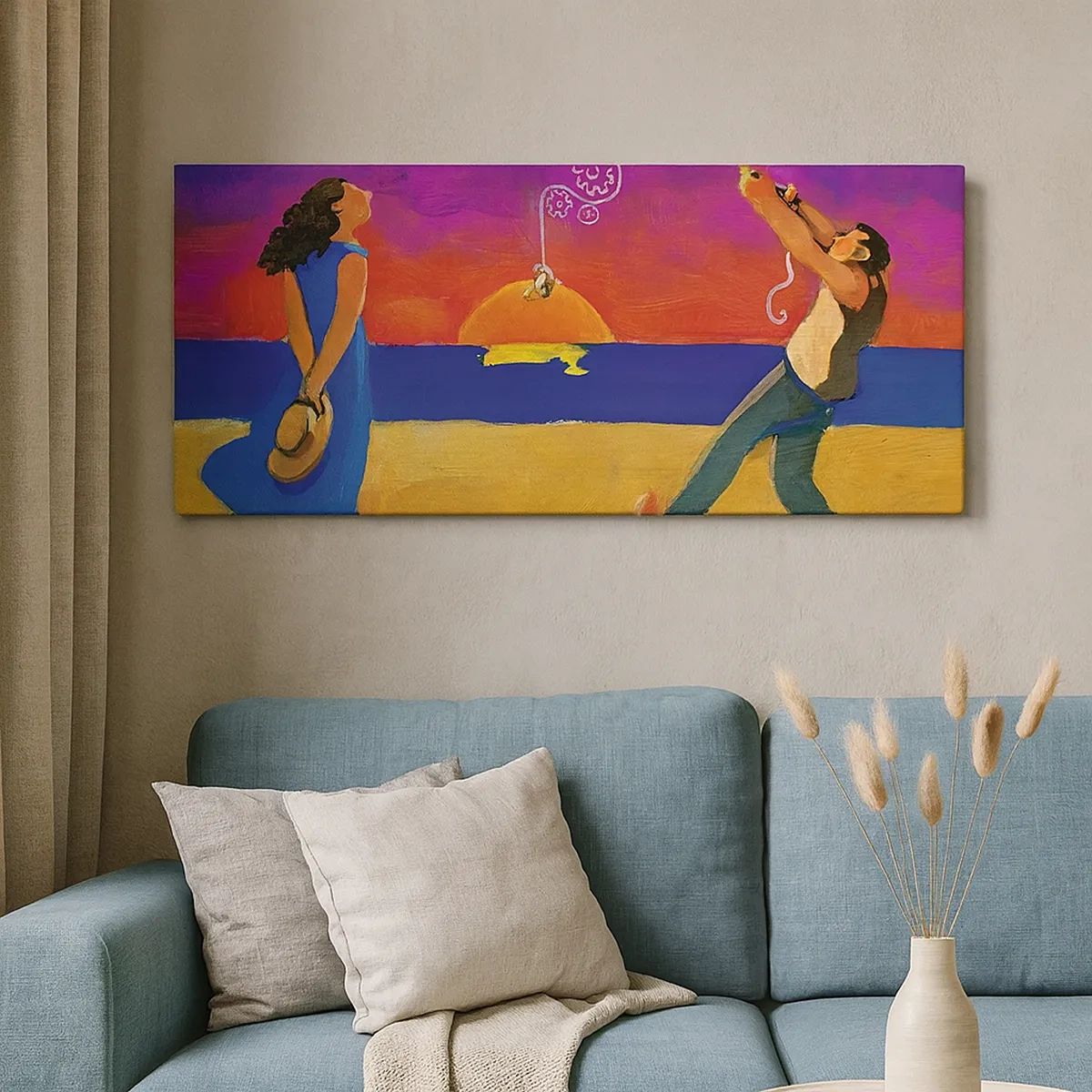 Bild auf Leinwand - Leinwandbild - Mehr als ein Sternchen vom Himmel - 30x30 cm