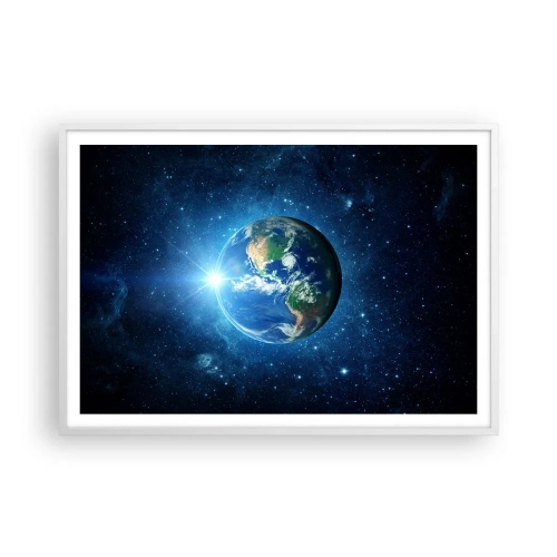 Poster in einem weißen Rahmen - Wir sind im Himmel - 100x70 cm