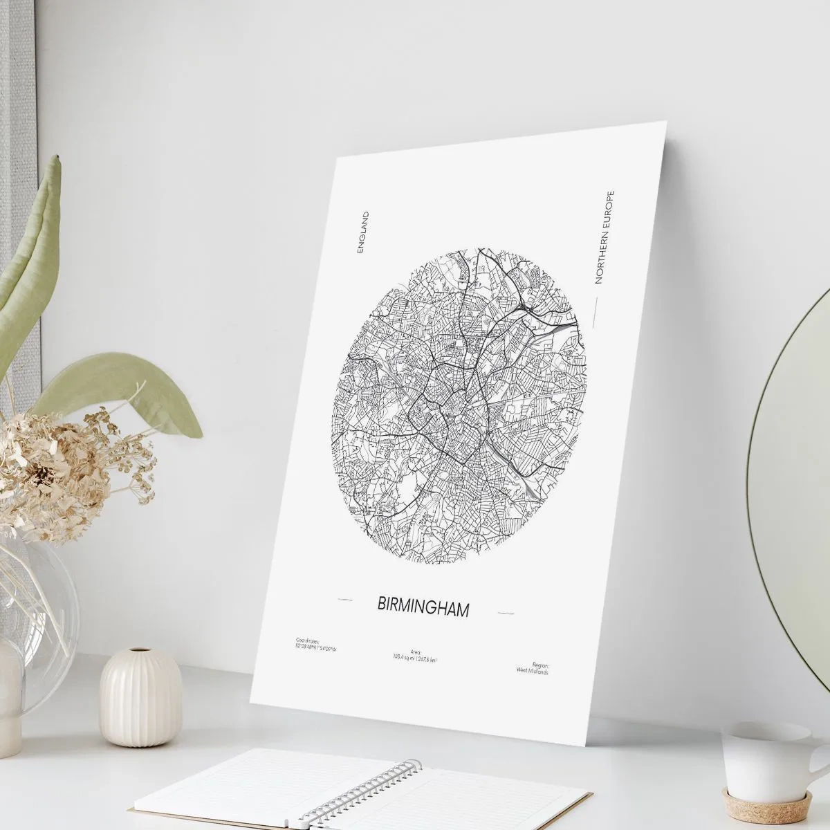 Poster - Anatomie von Birmingham - 30x40 cm