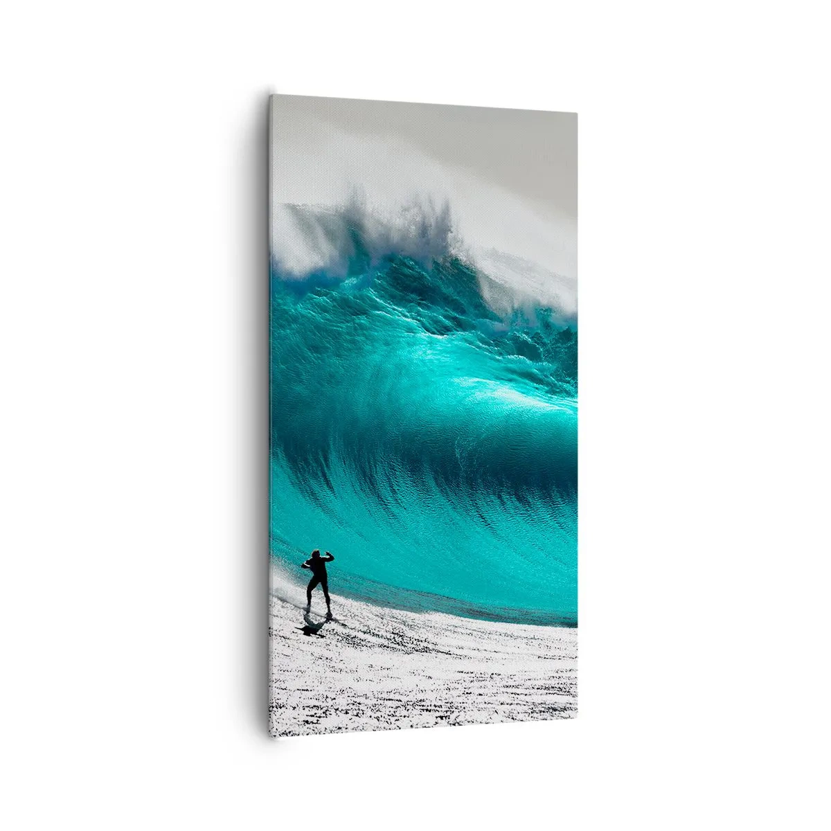 Bild auf Leinwand - Leinwandbild - Herausforderung angenommen - 65x120 cm