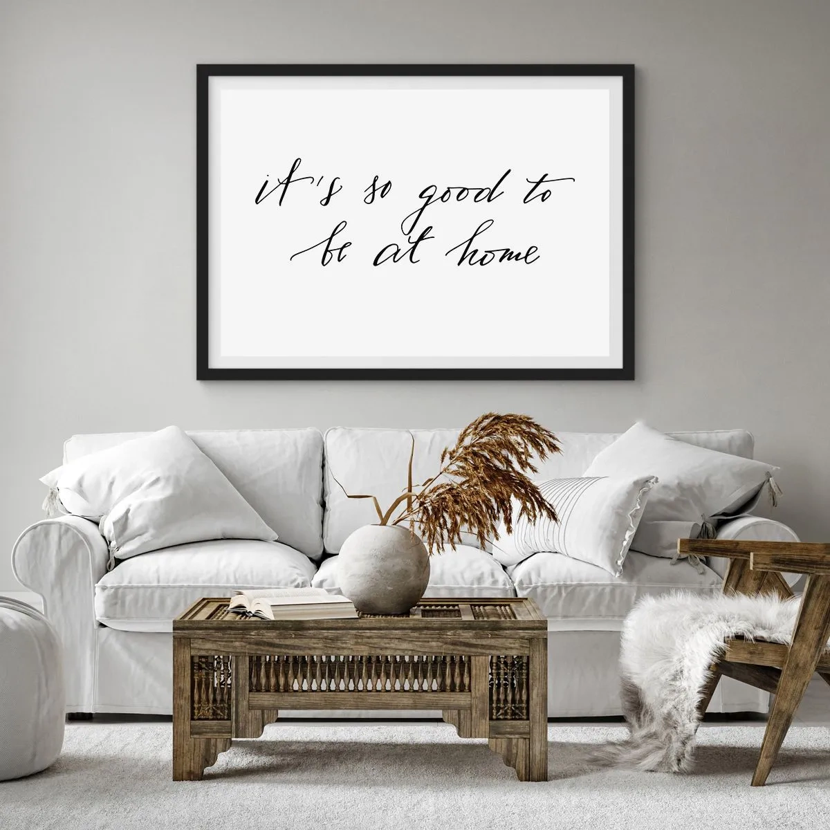 Poster in einem schwarzem Rahmen - Die ganze Wahrheit - 40x30 cm