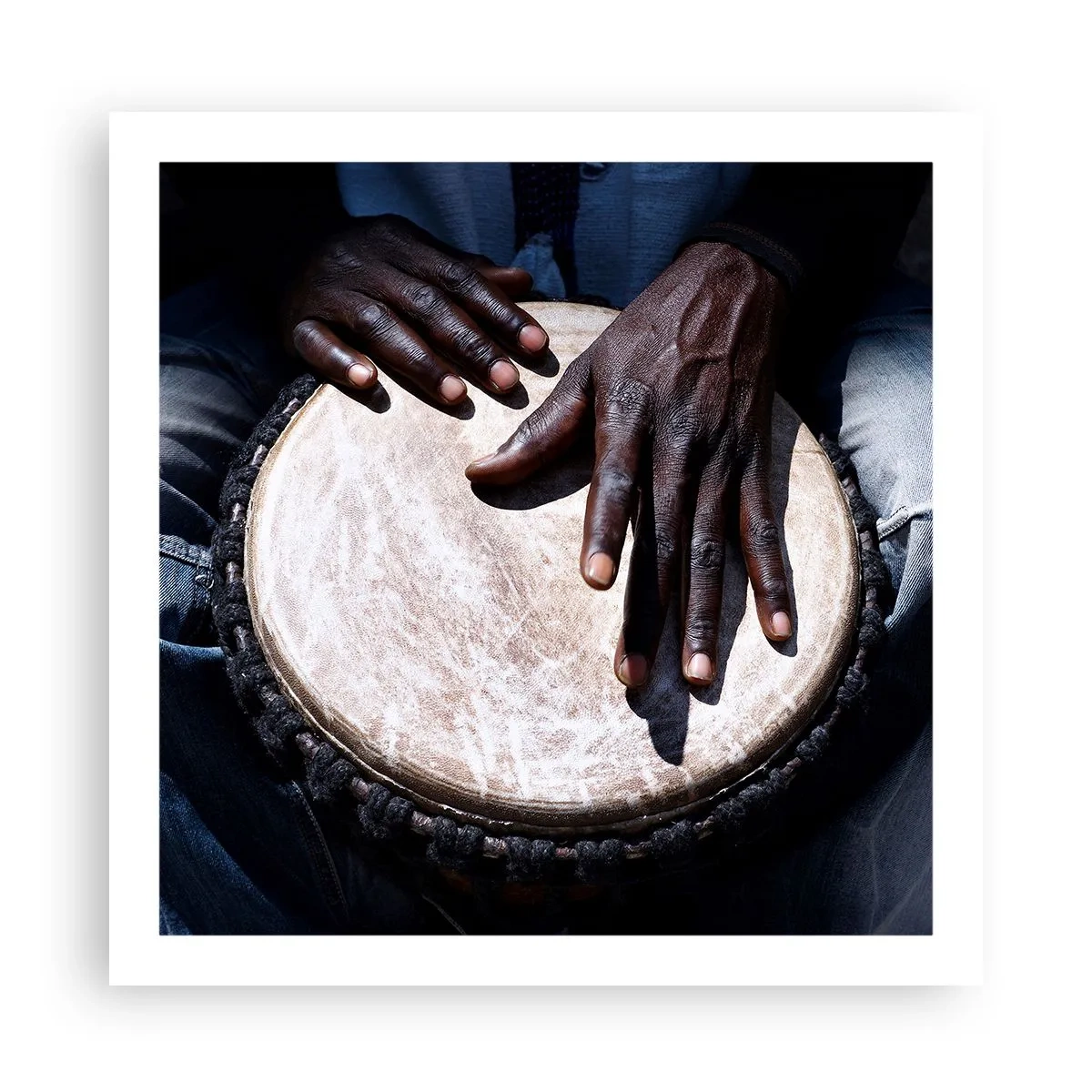 Poster - Lebe in deinem eigenen Rhythmus - 60x60 cm