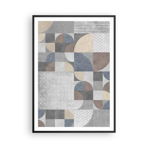 Poster in einem schwarzem Rahmen - Keramische Fantasie - 70x100 cm