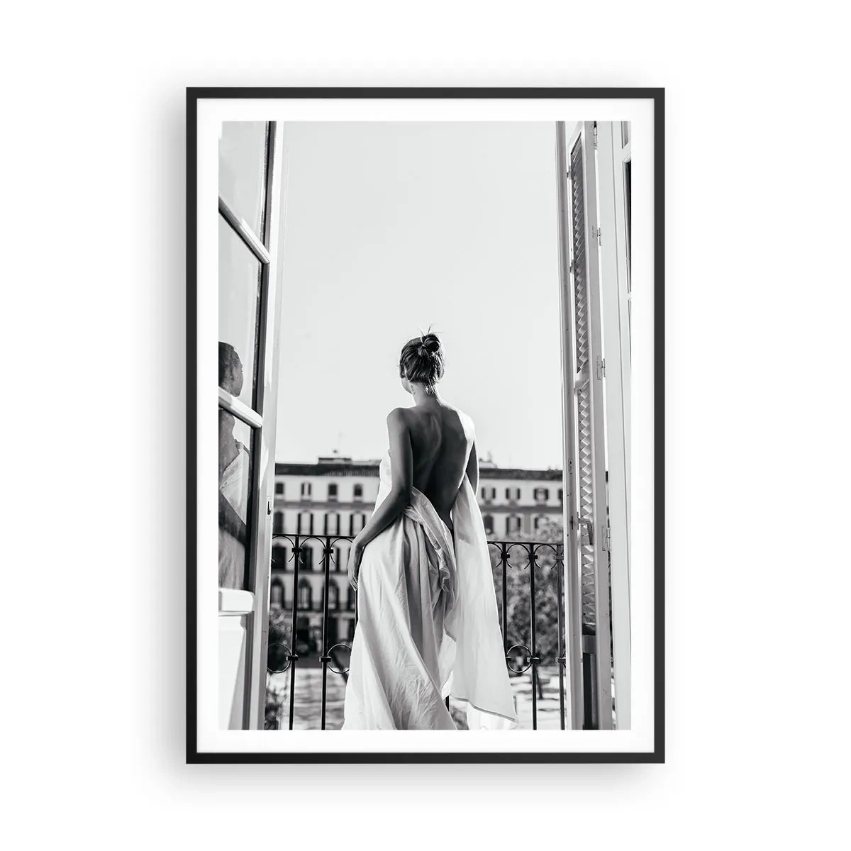 Poster in einem schwarzem Rahmen - Erweckung der Sinne - 70x100 cm