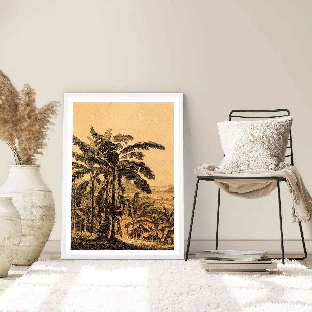 Poster in einem weißen Rahmen - in einem kolonialen Klima - 40x50 cm