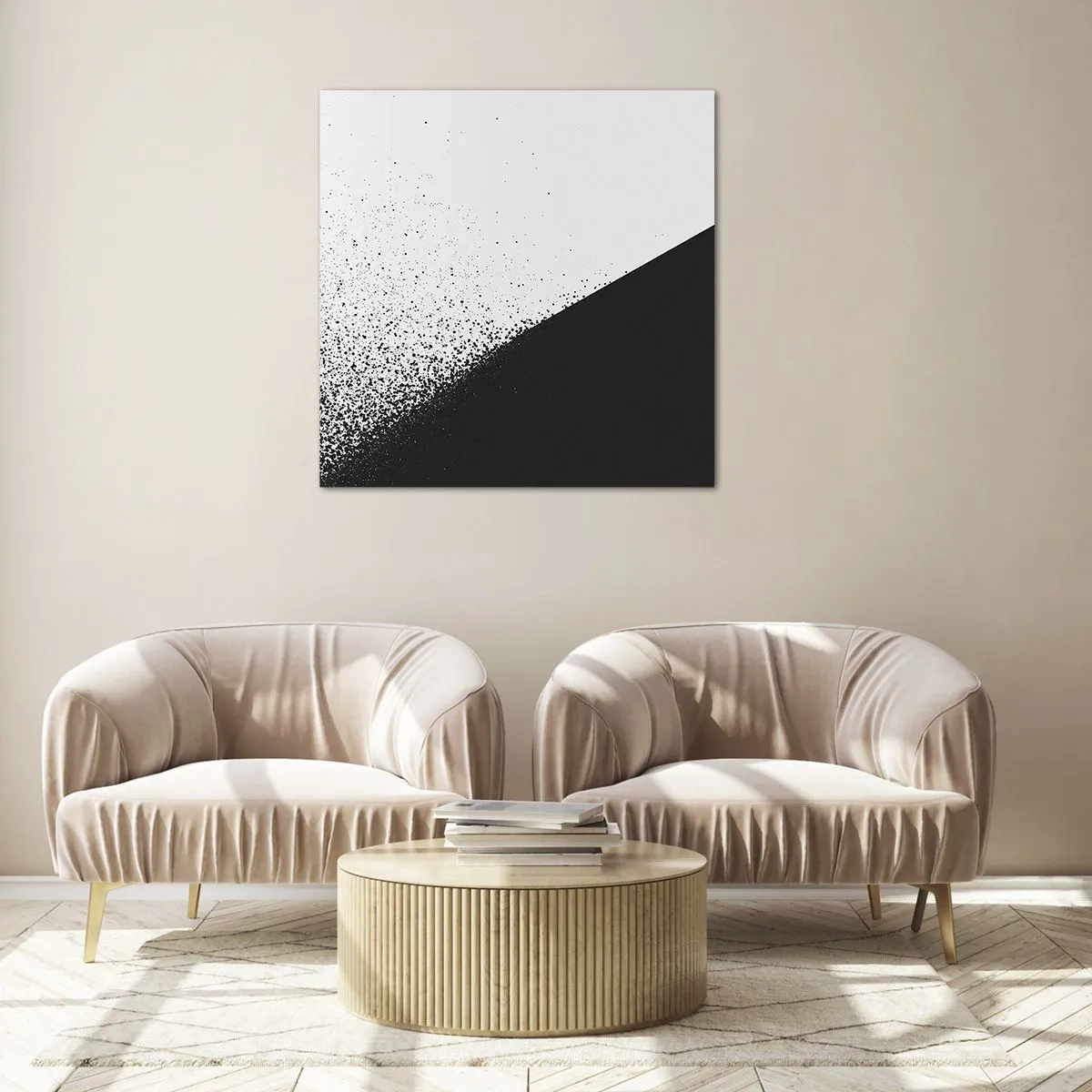 Glasbild - Bild auf glas - Immer schneller, immer mehr - 60x60 cm