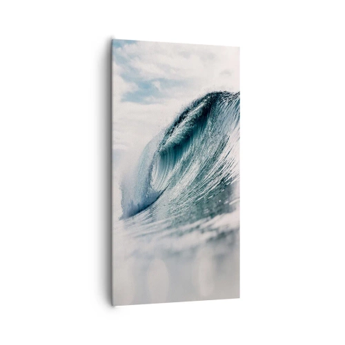 Bild auf Leinwand - Leinwandbild - Wasserspitze - 65x120 cm