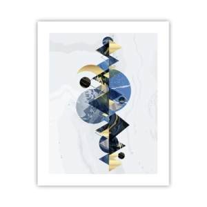 Poster - Geometrische Landschaft - 40x50 cm