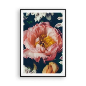 Poster in einem schwarzem Rahmen - Mit barocker Pracht - 61x91 cm