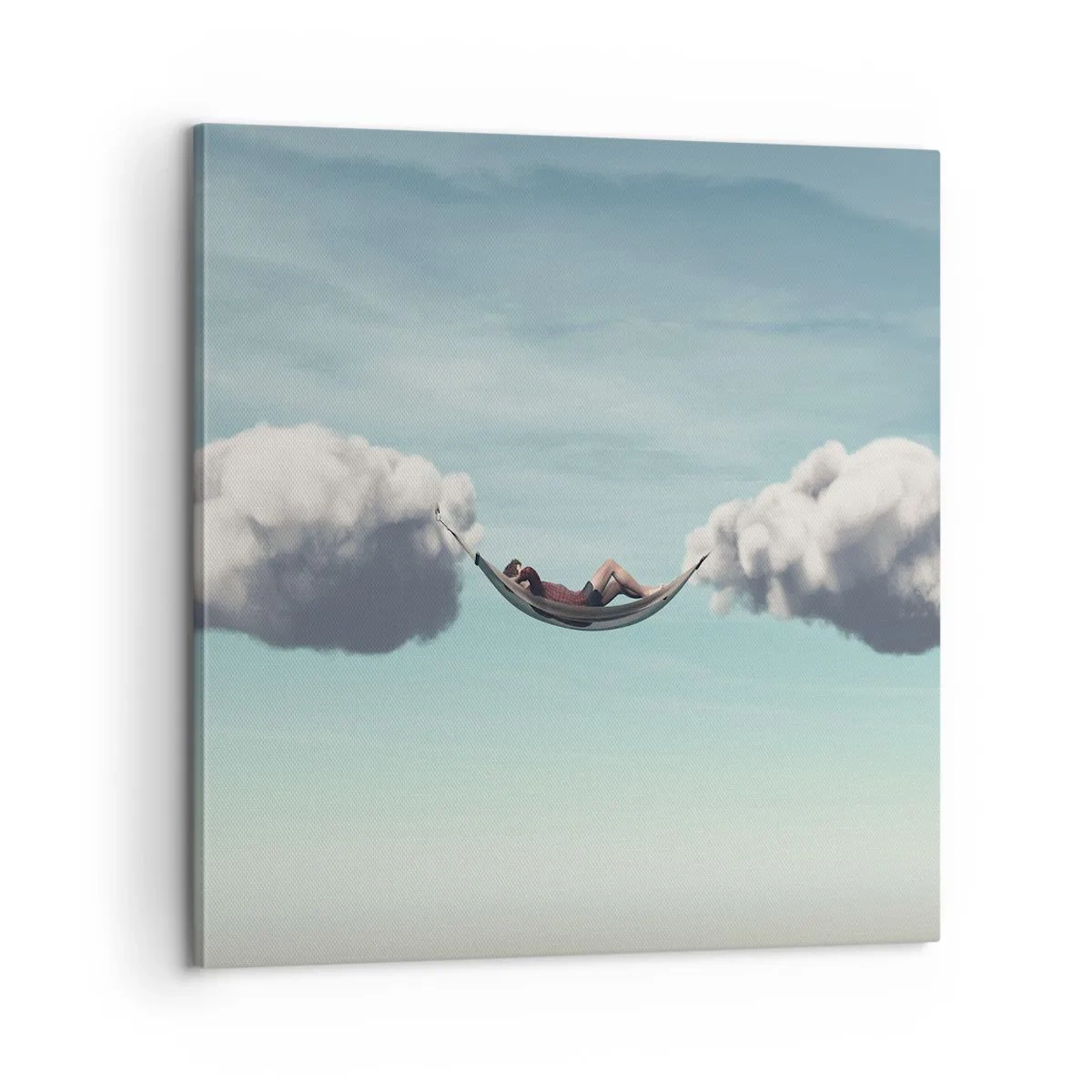 Bild auf Leinwand - Leinwandbild - Die Behaglichkeit des Augenblicks - 60x60 cm