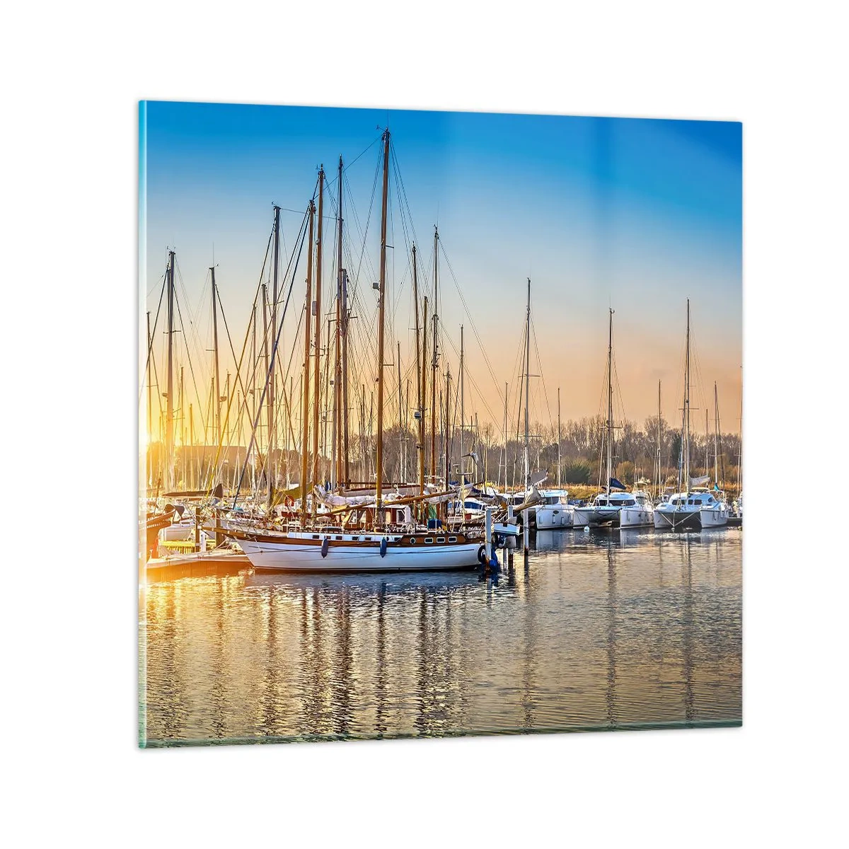 Glasbild - Bild auf glas - Der Wind muss auch schlafen - 50x50 cm