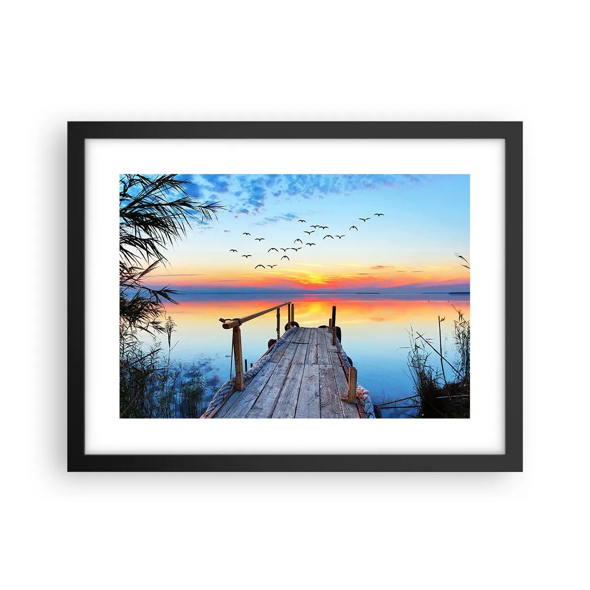 Poster in einem schwarzem Rahmen - Es ist Zeit, zurückzukehren ... - 40x30 cm