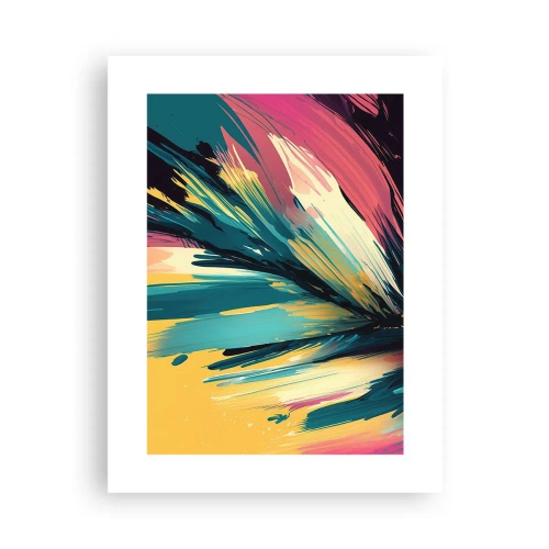 Poster - Komposition – eine Explosion der Freude - 30x40 cm