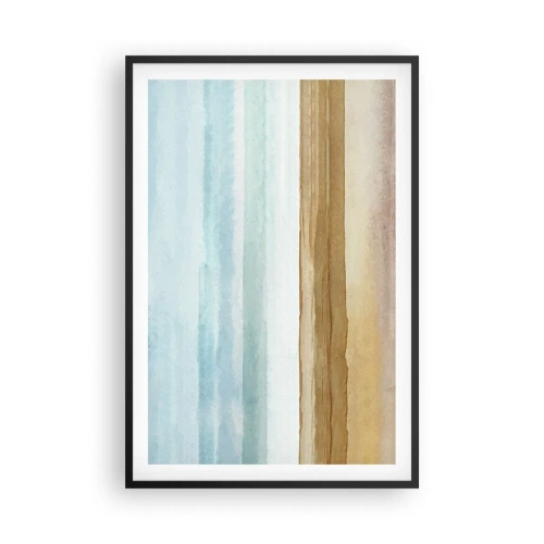 Poster in einem schwarzem Rahmen - Trost - 61x91 cm