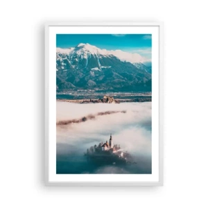 Poster in einem weißen Rahmen - Der Anfang eines Märchens - 50x70 cm