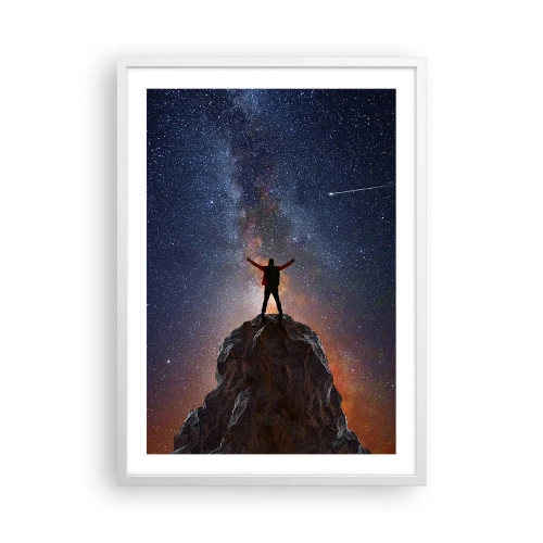 Poster in einem weißen Rahmen - Die Macht ist mit mir! - 50x70 cm