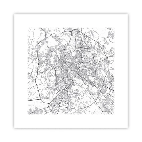 Poster - Römischer Kreis - 30x30 cm