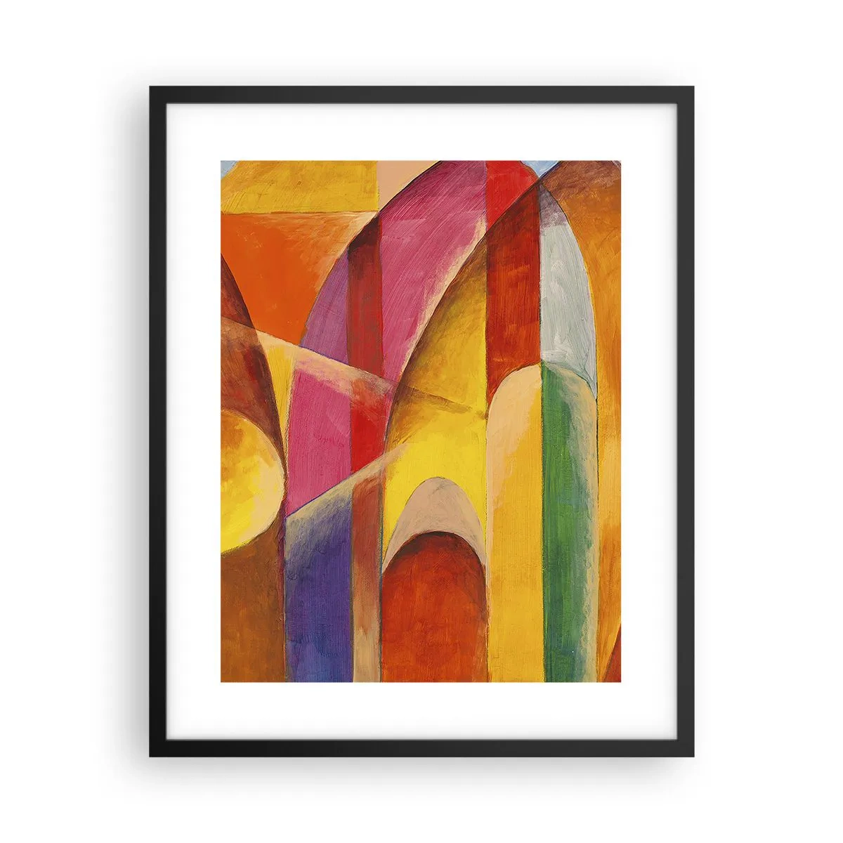 Poster in einem schwarzem Rahmen - Kathedrale der Sonne - 40x50 cm