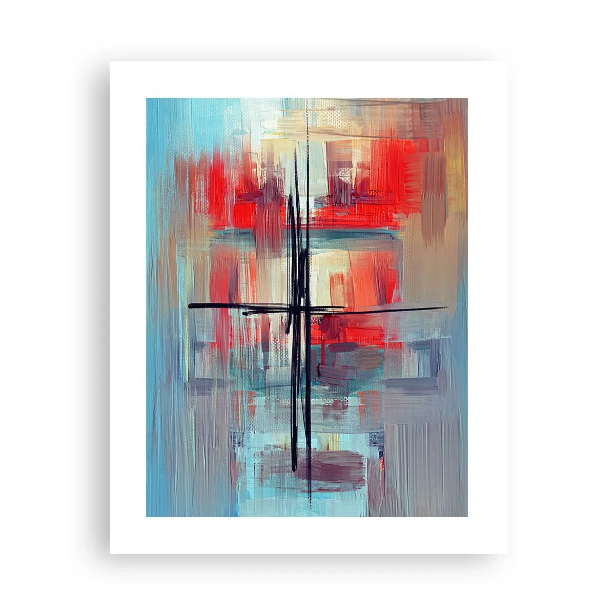 Poster - Landschaft in einer unbekannten Dimension - 40x50 cm