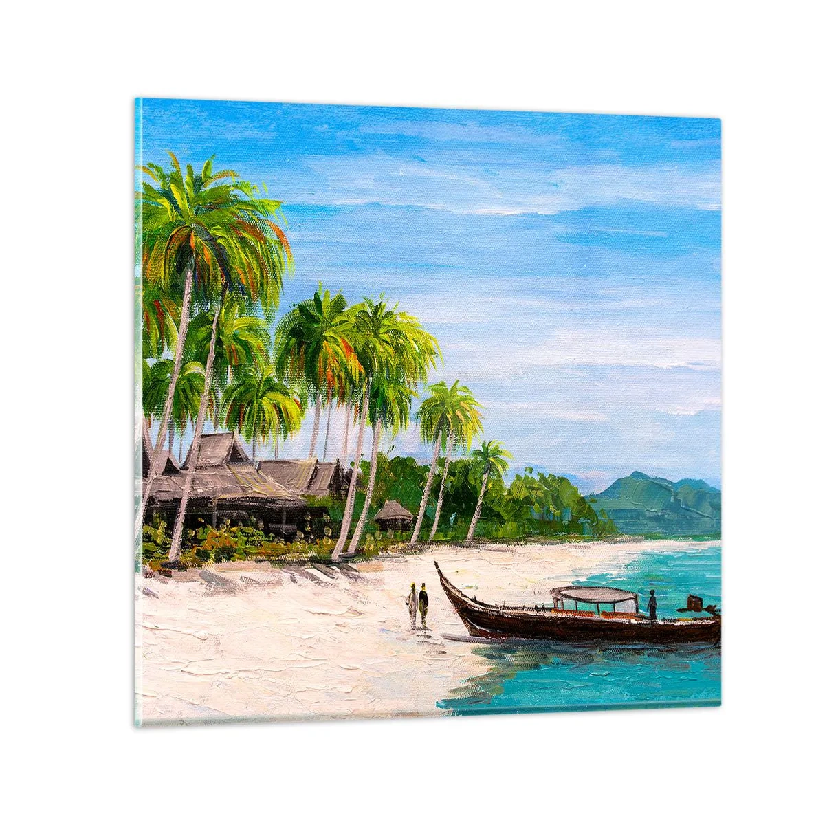 Glasbild - Bild auf glas - Exotischer Traum - 30x30 cm