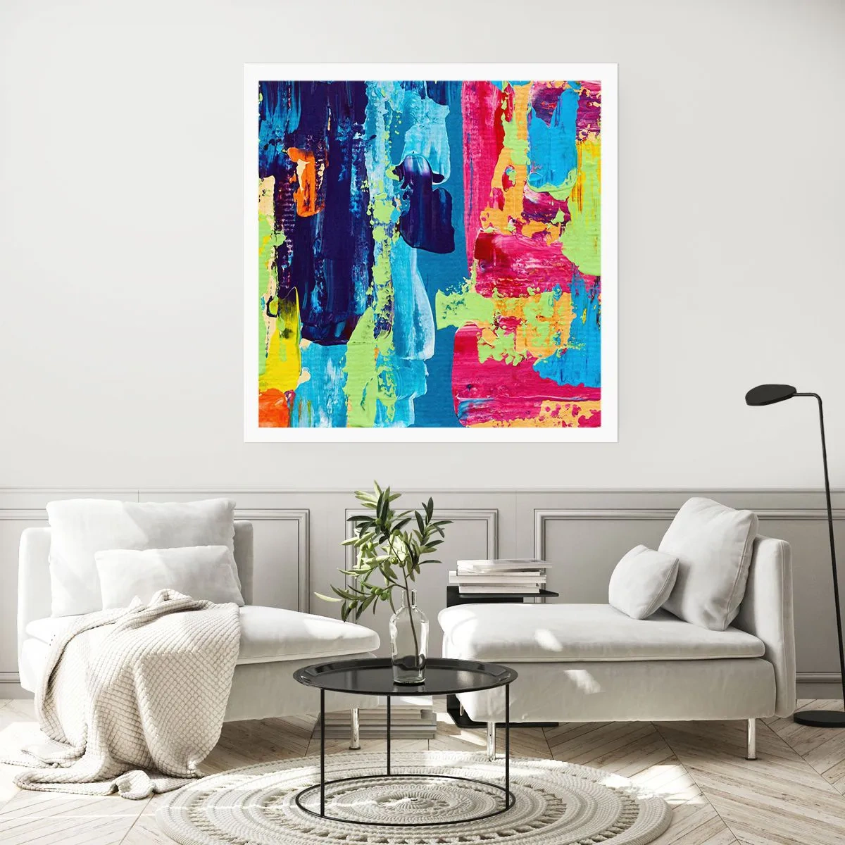 Poster - Das Leben ist wunderschoen! - 50x50 cm