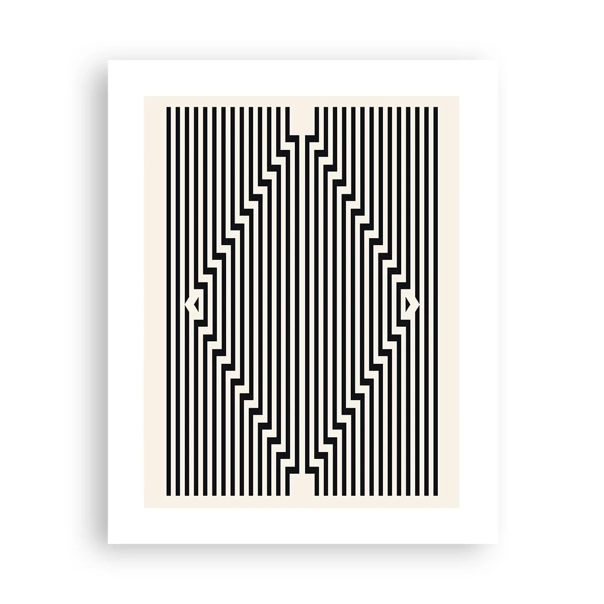 Poster - Geometrische Illusion - 40x50 cm