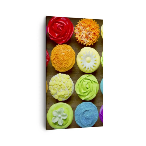 Bild auf Leinwand - Leinwandbild - Alles andere - alles lecker - 45x80 cm