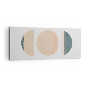 Bild auf Leinwand - Leinwandbild - Ein Rad hinter dem anderen… - 100x40 cm