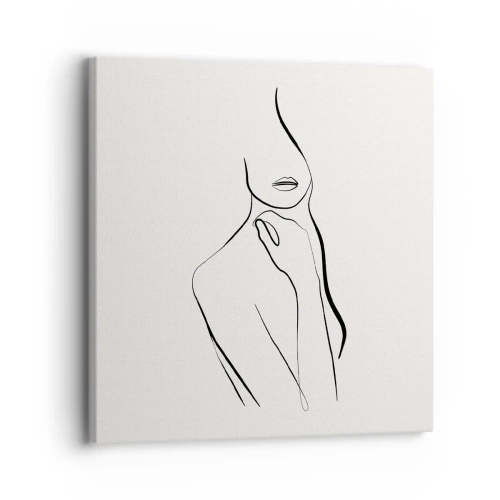 Bild auf Leinwand - Leinwandbild - Eine Welle der Melancholie - 30x30 cm