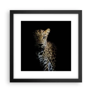 Poster in einem schwarzem Rahmen - Dunkle Schönheit - 30x30 cm