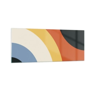 Glasbild - Bild auf glas - Zu mir selbst - 100x40 cm