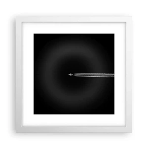 Poster in einem weißen Rahmen - In eine andere Dimension - 30x30 cm