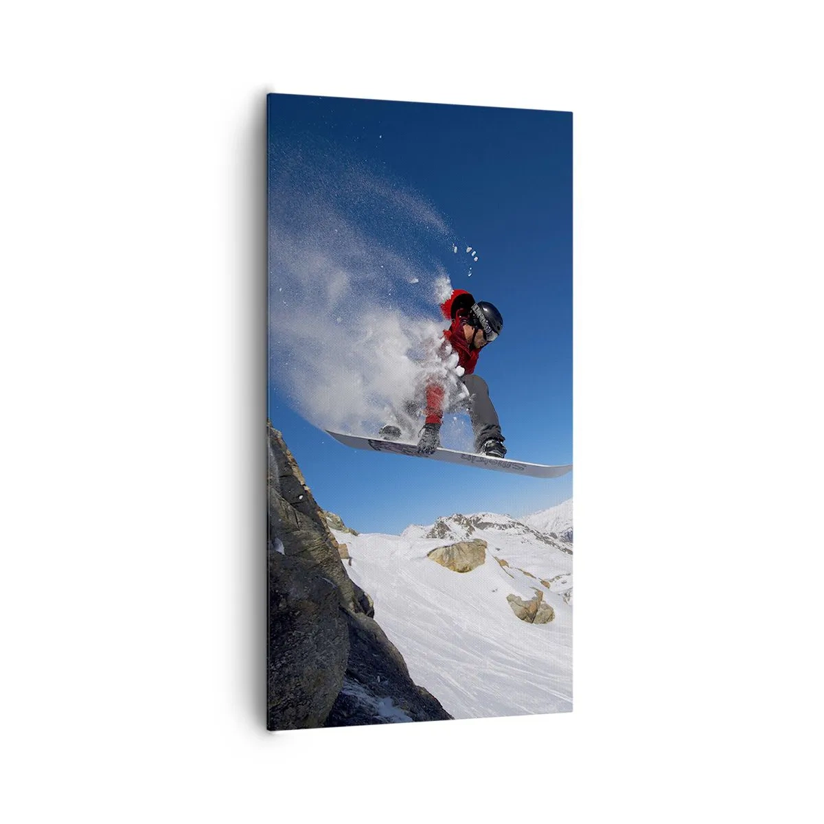 Bild auf Leinwand - Leinwandbild - Und du wurdest Teil des Raums - 65x120 cm