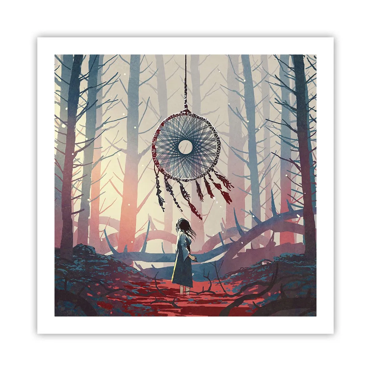 Poster - Geheimes Glücksritual - 60x60 cm