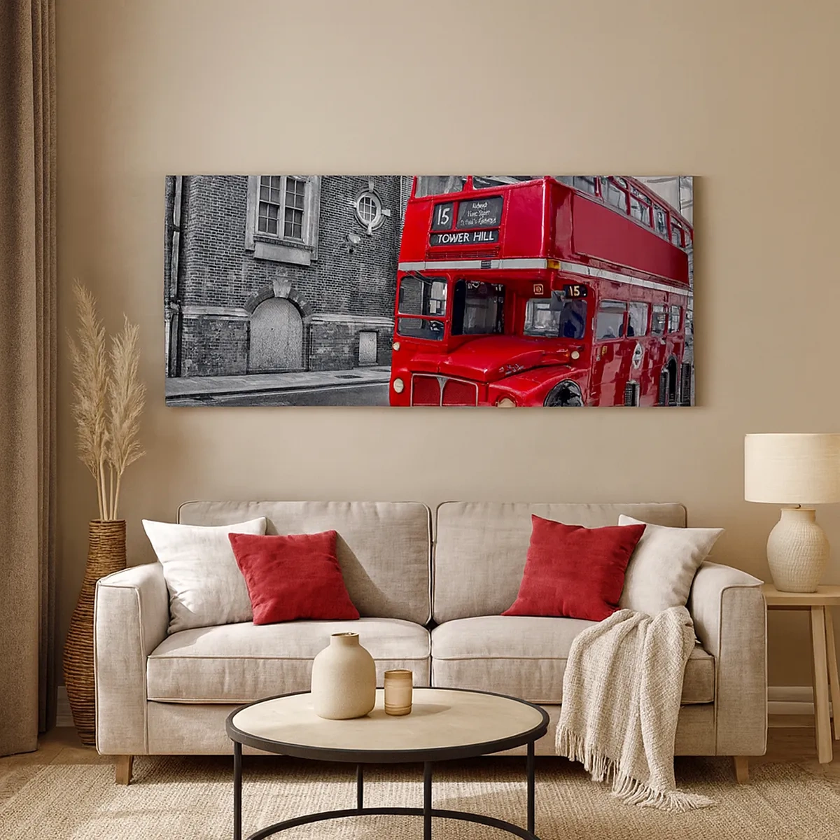 Bild auf Leinwand - Leinwandbild - Immer gleich - 30x30 cm