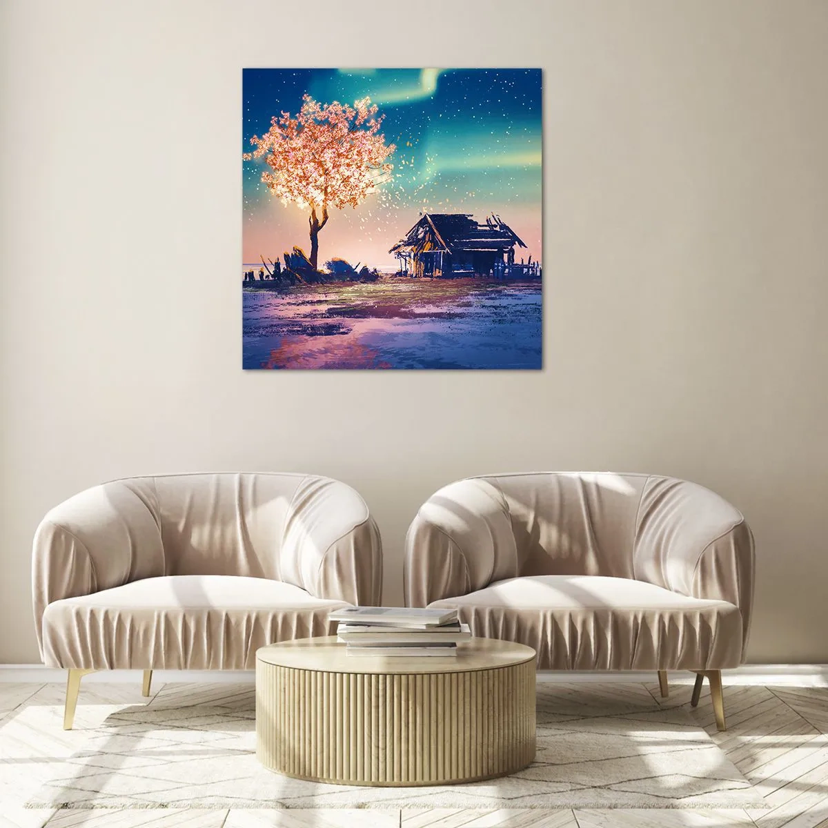 Glasbild - Bild auf glas - Die Natur vergeht nicht - 40x40 cm