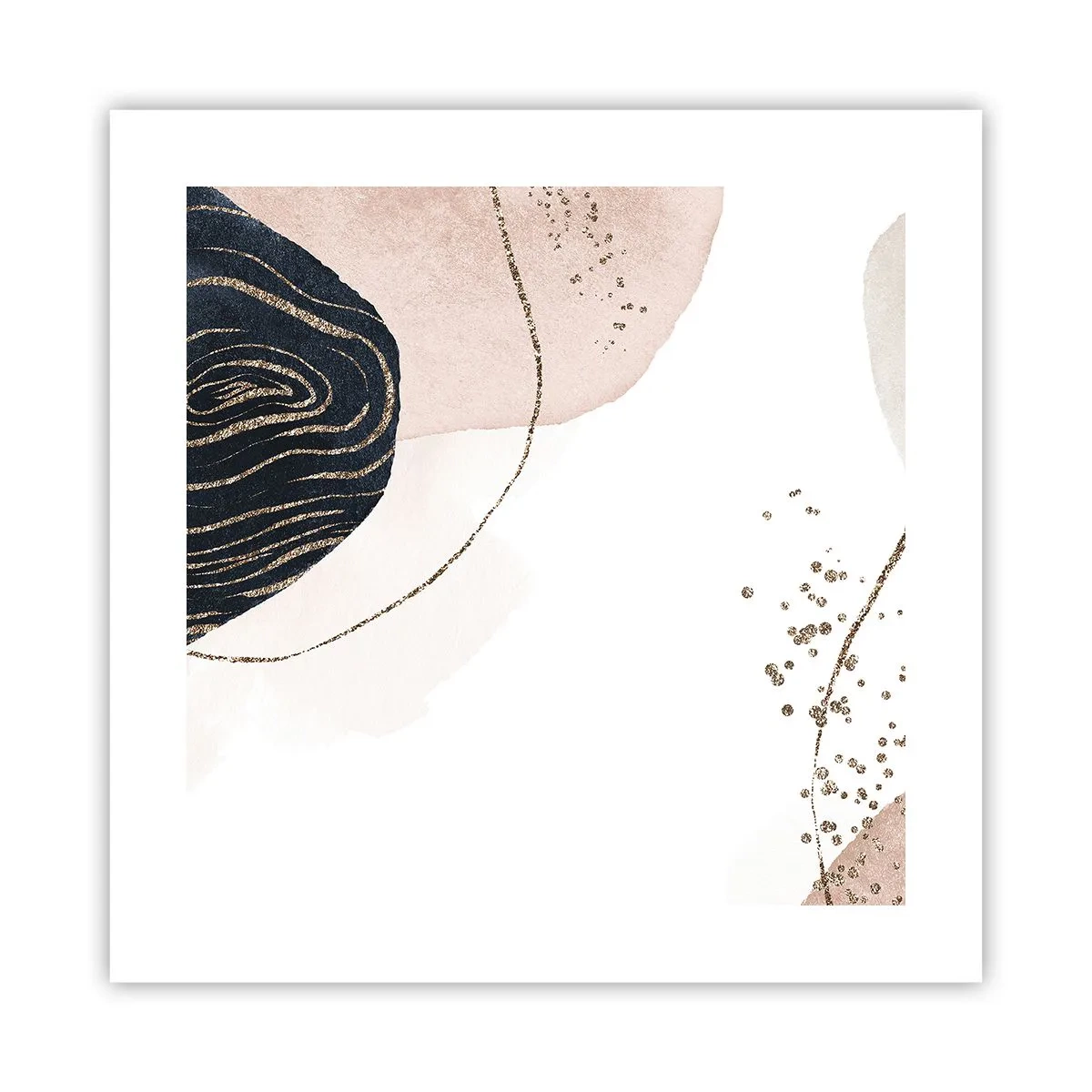 Poster - Alles fließt - 40x40 cm