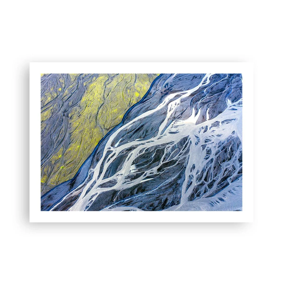 Poster - Felsmalereien der Natur - 70x50 cm