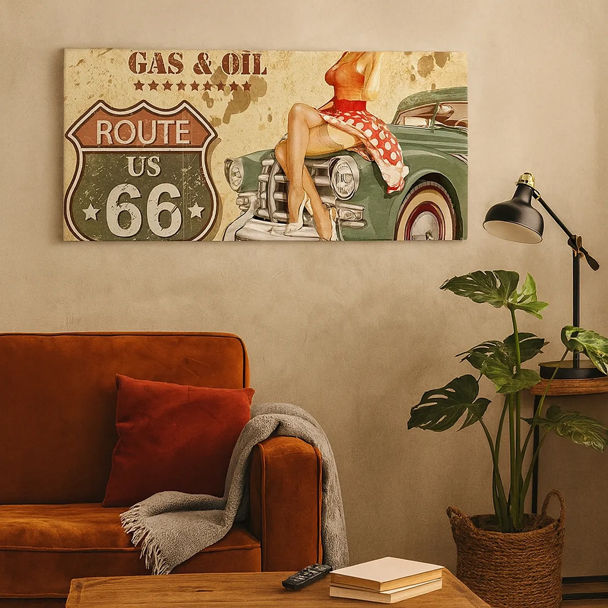 Bild auf Leinwand - Leinwandbild - Die großen Jahre der 40er. - 30x30 cm