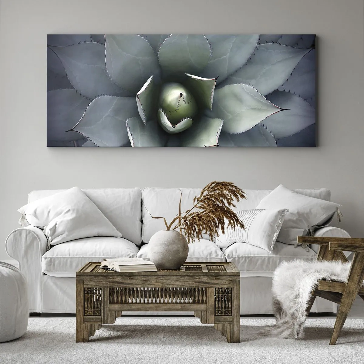 Bild auf Leinwand - Leinwandbild - Es lockt an und warnt - 100x40 cm