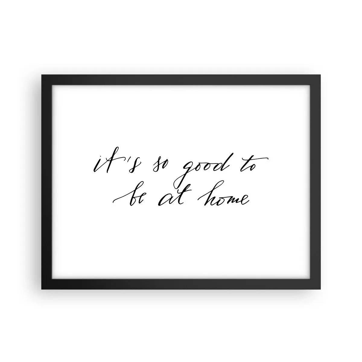 Poster in einem schwarzem Rahmen - Die ganze Wahrheit - 40x30 cm