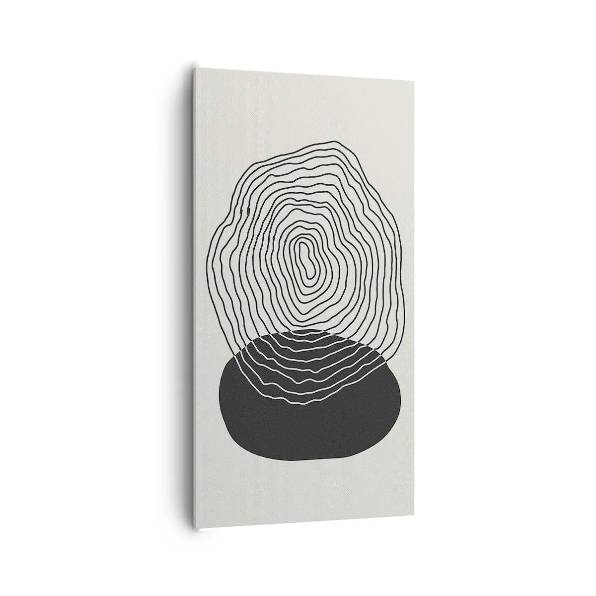 Bild auf Leinwand - Leinwandbild - Dauer und Schwingung - 65x120 cm