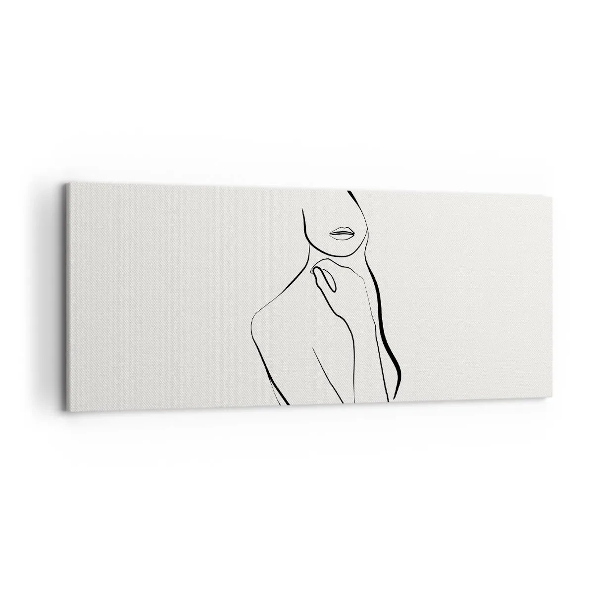 Bild auf Leinwand - Leinwandbild - Eine Welle der Melancholie - 100x40 cm