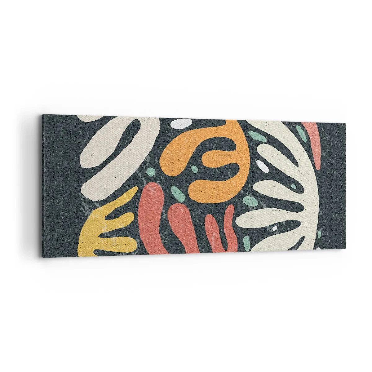 Bild auf Leinwand - Leinwandbild - Komposition – Ich erwische dich gleich - 100x40 cm