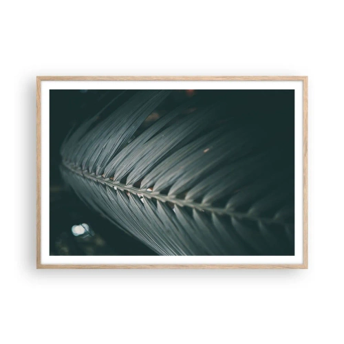 Poster in einem Rahmen aus heller Eiche - Die Präzision der Natur - 100x70 cm