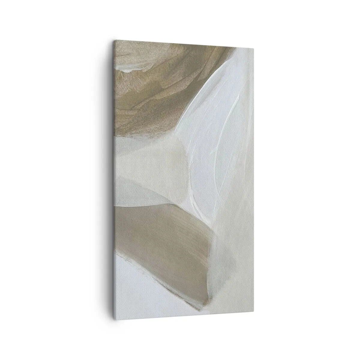 Bild auf Leinwand - Leinwandbild - Welle aus Weiß - 45x80 cm